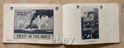 Rare! Ww1 U. S. Navy Recruiting Posters Issued By The U. S. Navy Book March 1918