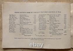 Rare! Ww1 U. S. Navy Recruiting Posters Issued By The U. S. Navy Book March 1918