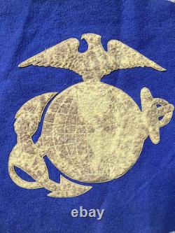 Rare! Ww1 Us Marine Corps Felt Camp Pennant 45x16.5 W. B. Garrison Maker Tag
