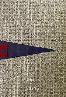 Rare! Ww1 Us Marine Corps Felt Camp Pennant 45x16.5 W. B. Garrison Maker Tag