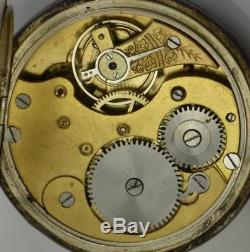 Rare antique WWI German military award System Glashutte silver pocket watch
