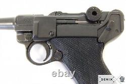 Replia Luger Parabellum P08 Pistol WWI WWII German Non-Firing Denix