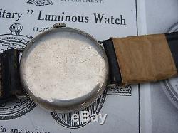 Rolex Oyster watch Rebberg movement Military Trench Art Deco working project WW1