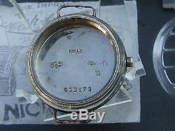 Rolex WW1 1914 trench watch Wilsdorf Davis W&D silver case project repair parts