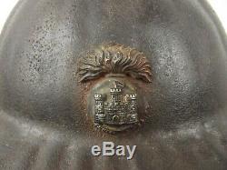 Royal Inniskilling Fusiliers WW1 Raw Edge Brodie Helmet