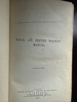 Royal Naval Air Service Training Manual (1915) Aeroplanes Airships WWI Illus