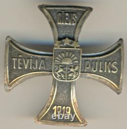 Russian Empire Military order medal Latvian Badge 1st Cavalry Regiment (2002)