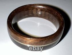 Rustic & Main 2018 World War I Wedding Ring With White Gold Inlay Size 8.75