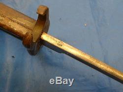 SCARCE ORIGINAL WWI IMPERIAL GERMAN ERSATZ BAYONET/KNIFE WITH SCABBARD AND FROG