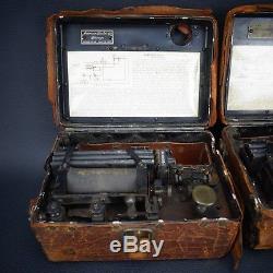 SET OF 2 WWI US Army Service Buzzers Model 1914 Telegraph Key Morse Code