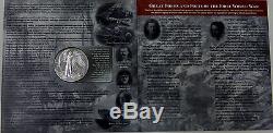 SILVER COATED WW1 GREAT WAR CENTENARY 1914- 2014 COMMEMORATIVE COIN MEDALLION