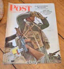 Saturday Evening Post November 6, 1943 World War II I Saw Regensburg Destroyed