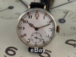 Sensational Example of an WW1 Trench Watch with Amazing HIGH QUALITY MOVEMENT