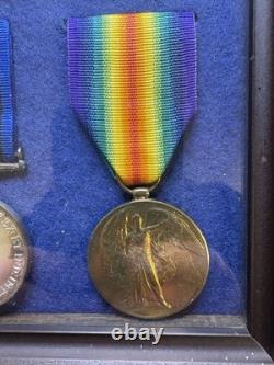 Set Of Two Military British World War One Medals Issued Royal Scots Soldier