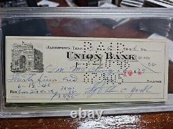 Sgt. Alvin C. York Signed Check, Certificate
