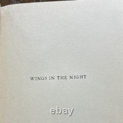 Signed 1st edition Wings in the Night Willis Fitch Hardcover Marshall Jones 1938