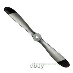 Silver Sopwith Camel WWI Wooden Small Airplane Propeller 47 Aviation Decor New