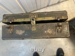 Steamer trunk World War I soldier Cabin Trunk