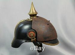 Stirnpanzer für Pickelhaube 1wk helm helmet casque a pointe spiked helmet ww1