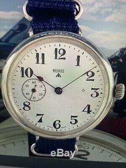 Stunning Transitionary 1910-1915 Omega WW1 Trench Watch a Beautiful Watch