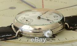 Stunning Transitionary Omega WW1 Trench Watch Show Stopping Watch Great Crown