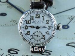 Super Rare 1915 Silver Rifle Brigade WW1 Trench Watch Retailed by Wilson & Gill