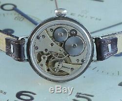 Super Rare 1915 Silver Rifle Brigade WW1 Trench Watch Retailed by Wilson & Gill