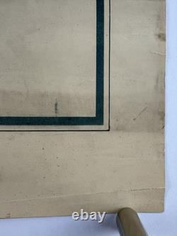 TO THE FIREMAN World War I Bond Poster (Fine) 1918 19x24 WW1 USA Firefighters