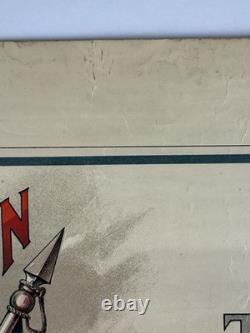 TO THE FIREMAN World War I Bond Poster (Fine) 1918 19x24 WW1 USA Firefighters