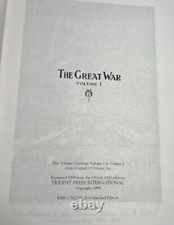 The Great War Illustrated History 6 Vols (1999 Oversize HC) WWI Battle Campaigns