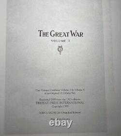 The Great War Illustrated History 6 Vols (1999 Oversize HC) WWI Battle Campaigns