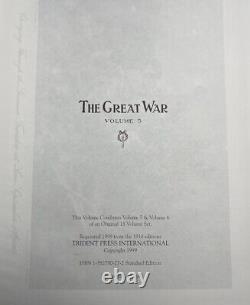 The Great War Illustrated History 6 Vols (1999 Oversize HC) WWI Battle Campaigns