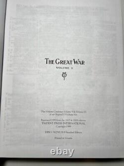 The Great War Illustrated History 6 Vols (1999 Oversize HC) WWI Battle Campaigns