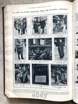 The Illustrated London News, 1915, World War One, Jan. To June, Illus. Good++