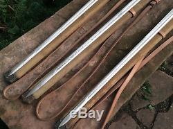 Three WWI US MODEL 1913 PATTON CAVALRY SABERS Swords
