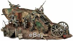 Tin Soldier, museum, Tank Fight on Western Front, German infantrymen, WW1, 54 mm
