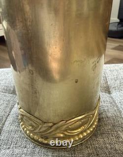 Trench Art Vase Ww1 French Canon 1916 Mgm 75 De C 630 L Bx Ornate Modele 1897