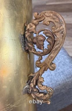 Trench Art Vase Ww1 French Canon 1916 Mgm 75 De C 630 L Bx Ornate Modele 1897