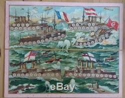 Türkei WWI Patriotische Kriegsspiel 1. Weltkrieg Alte Flottenspiel -Militärspiel