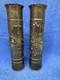 Two World War One Trench Art Brass Shell Vases Over 100 Years Old