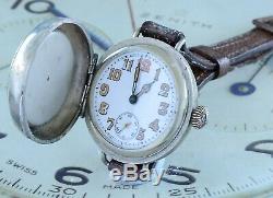 UBER RARE WW1 Trench Watch Compass Combination Watch Weird, Unusual & Superb