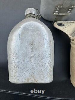 UNIT MARKED AND NAMED WW1 CANTEEN SET SPRINGFIELD, MA Vet