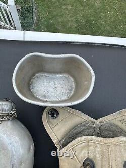 UNIT MARKED AND NAMED WW1 CANTEEN SET SPRINGFIELD, MA Vet