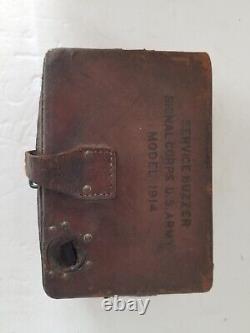 USA Army Signal Corps Service Buzzer Model 1914. Mfg. By American Electric Co