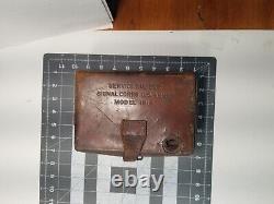 USA Army Signal Corps Service Buzzer Model 1914. Mfg. By American Electric Co