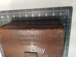 USA Army Signal Corps Service Buzzer Model 1914. Mfg. By American Electric Co