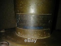 USA Army World War 1 Poison Gas Warning Horn Extremely RARE Collectors Museum