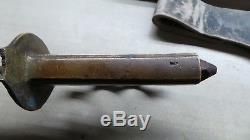 US 1918 trench knife WW1 WWI AU LION Knife Non Original Scabbard