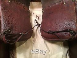 US Army Cavalry Saddlebags Spalding Brothers 1917 WWI