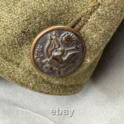 US Army Coat Mens 38 Olive WW I Motor Transport Corps MTC Winged Enlisted Named